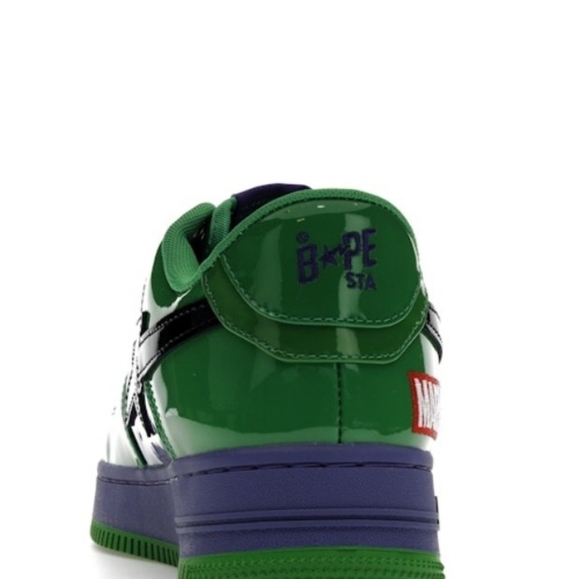 Bathing Apes sz Green & Purple Hulks 7M/7Y - Picture 3 of 12